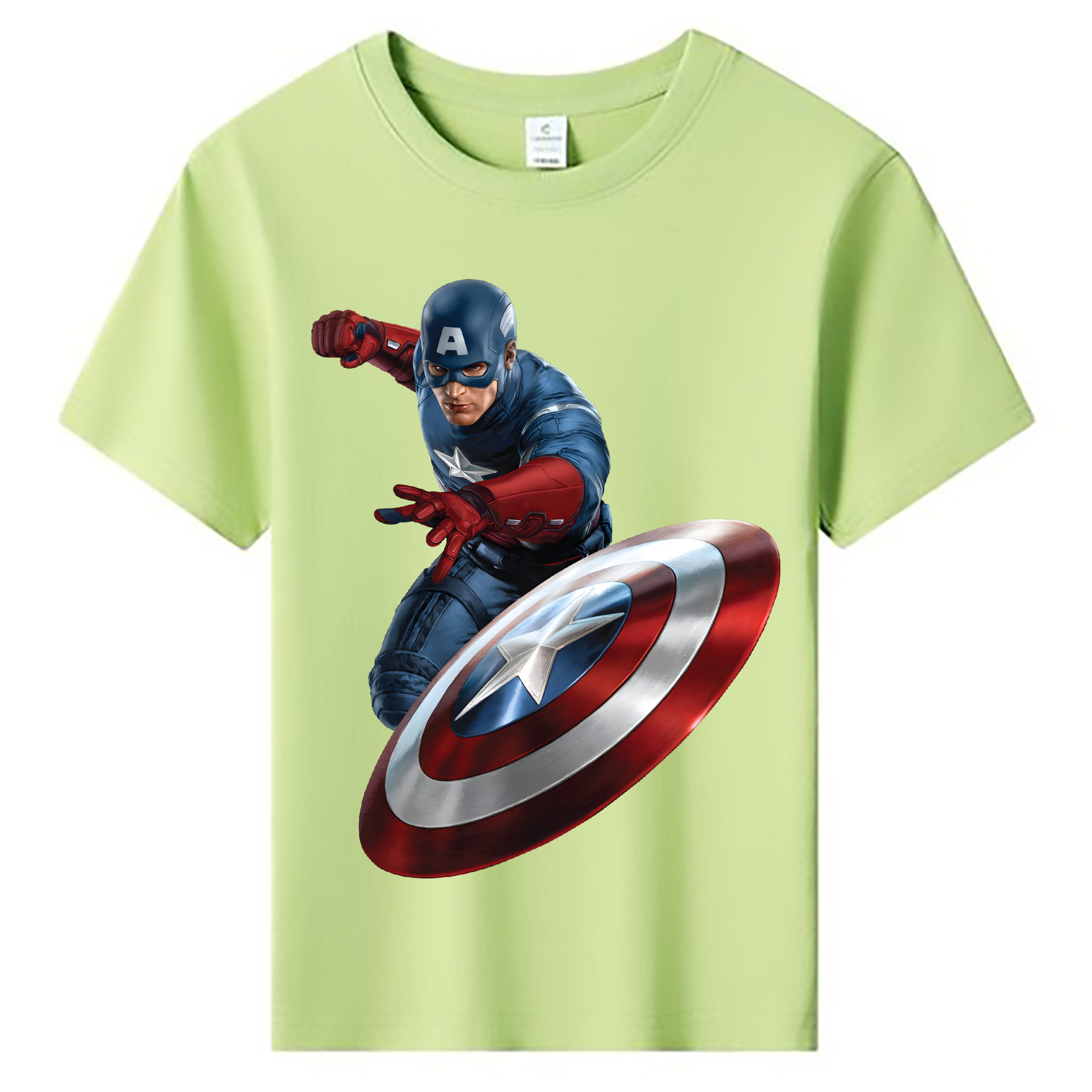 （画像用） アベンジャーズ The Avengers 綿100％キッズTシャツ（フロントプリント）